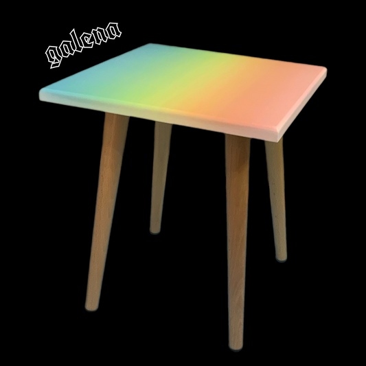 GALENA Rainbow Pastel Side Table